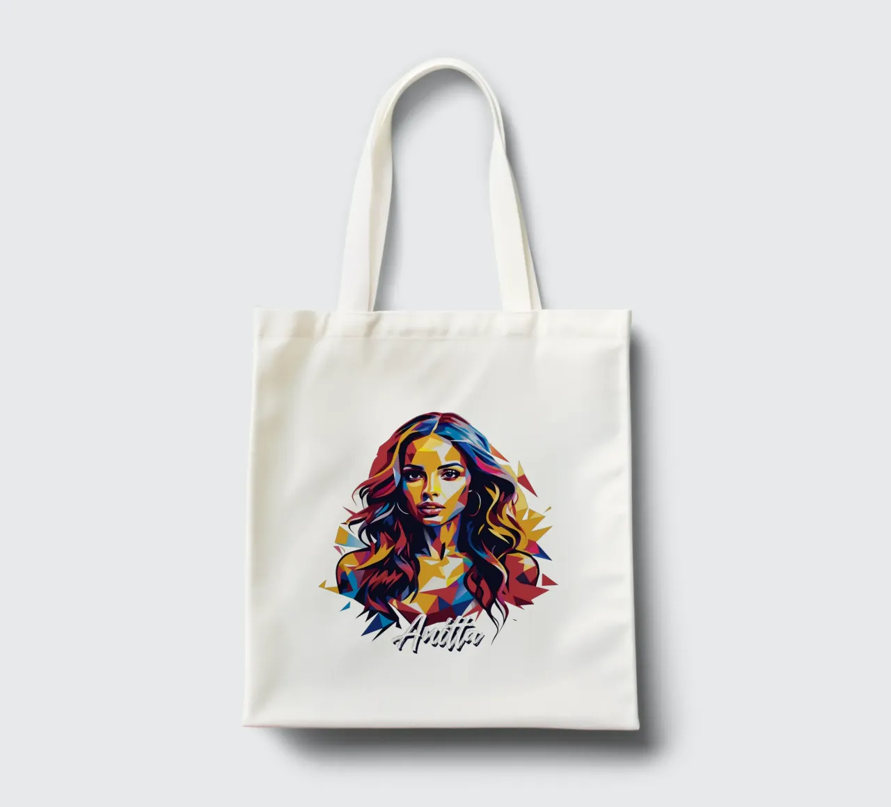 Anitta Portrait in WPAP Pop Art borsa in juta da vectorartnesia