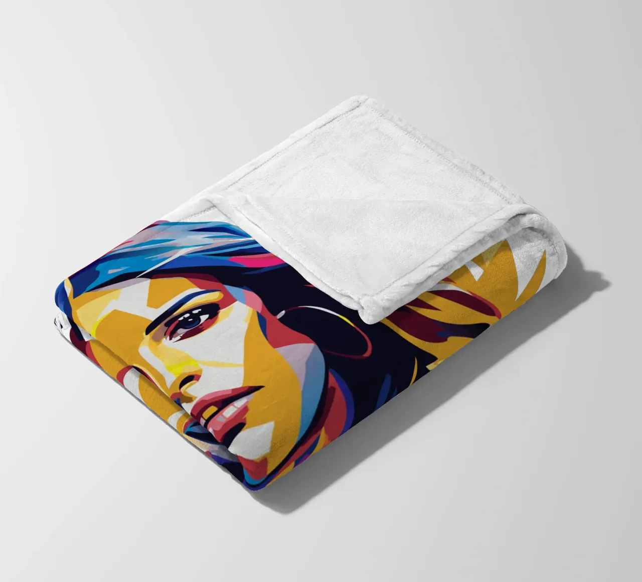 Anitta Portrait in WPAP Pop Art coperta in pile da vectorartnesia