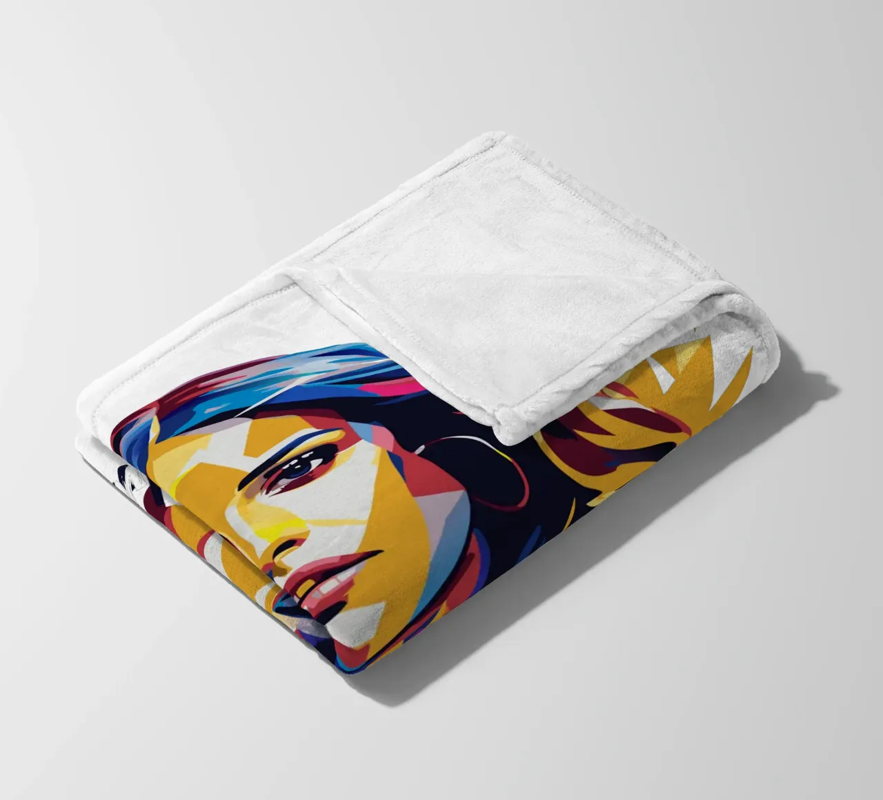Anitta Portrait in WPAP Pop Art coperta in pile da vectorartnesia
