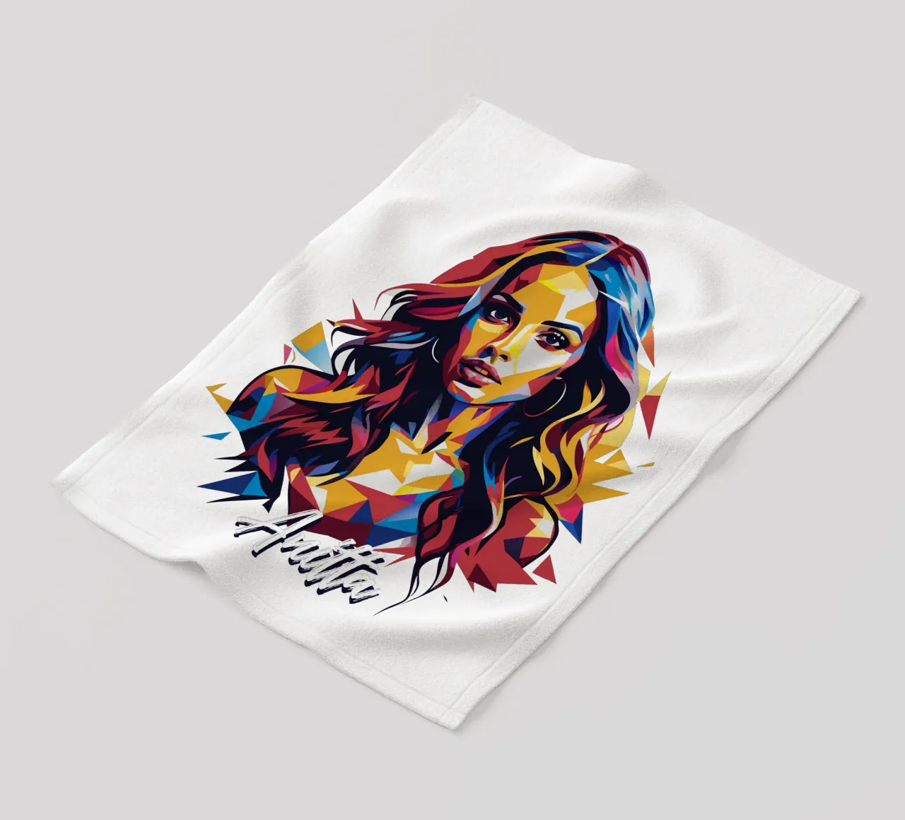 Anitta Portrait in WPAP Pop Art coperta in pile da vectorartnesia