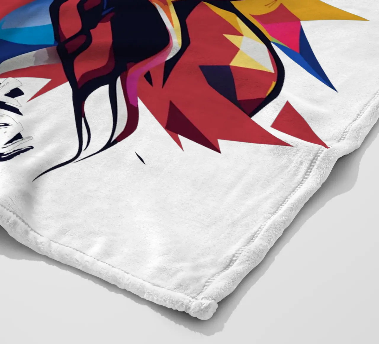 Anitta Portrait in WPAP Pop Art coperta in pile da vectorartnesia