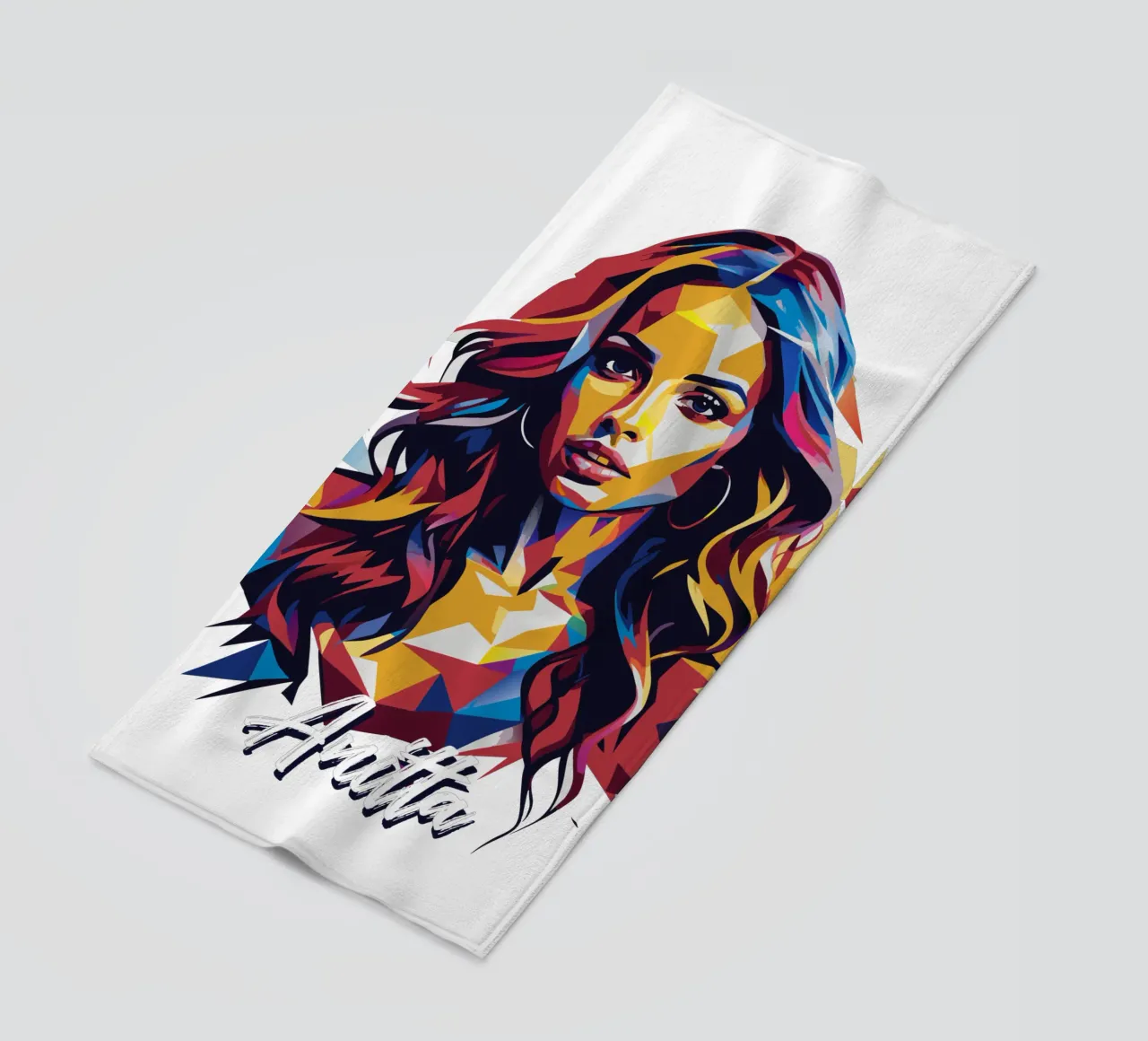 Anitta Portrait in WPAP Pop Art telo mare da vectorartnesia