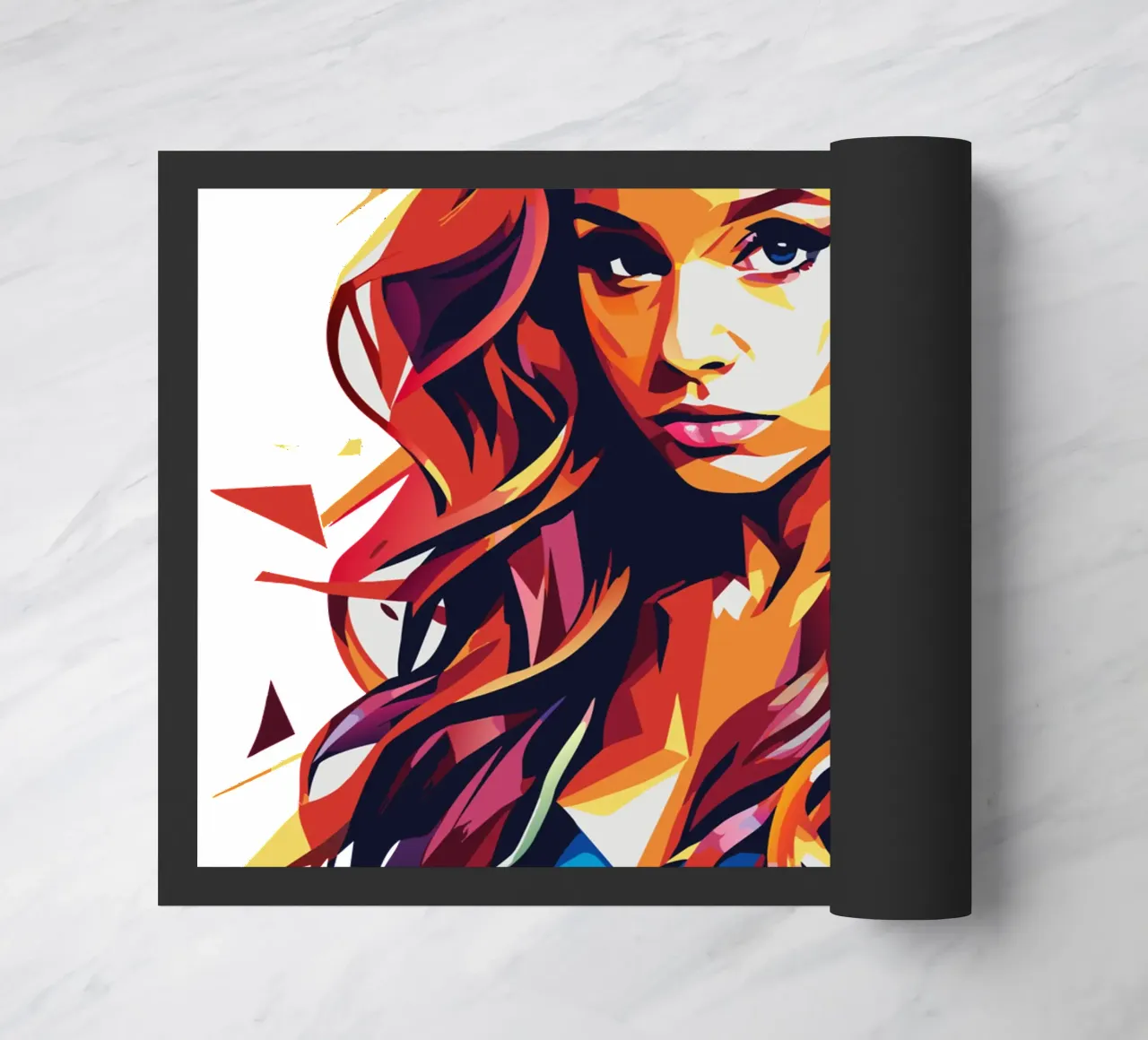 Ariana Grande Portrait in WPAP Pop Art zerbino da vectorartnesia