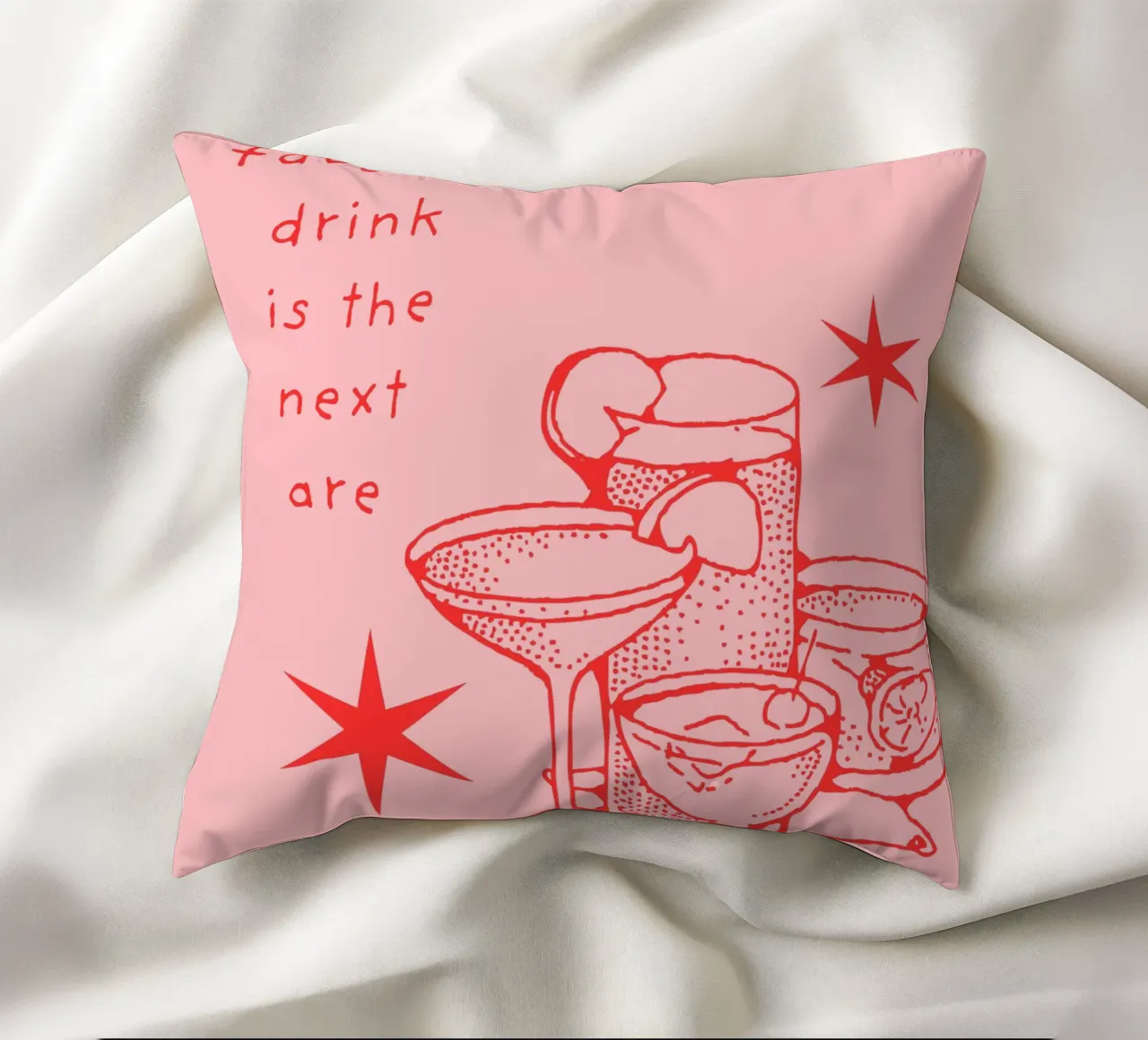 my favorite drink is the next are cuscino da LisaArtes