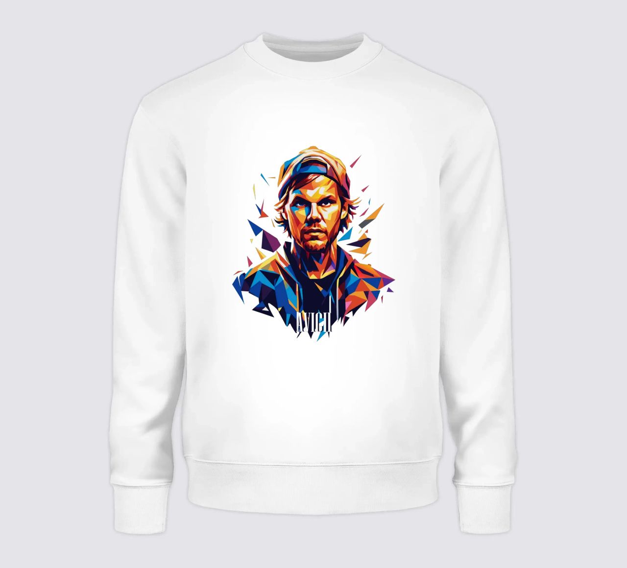 Avicii Portrait in WPAP Pop Art sudadera de vectorartnesia