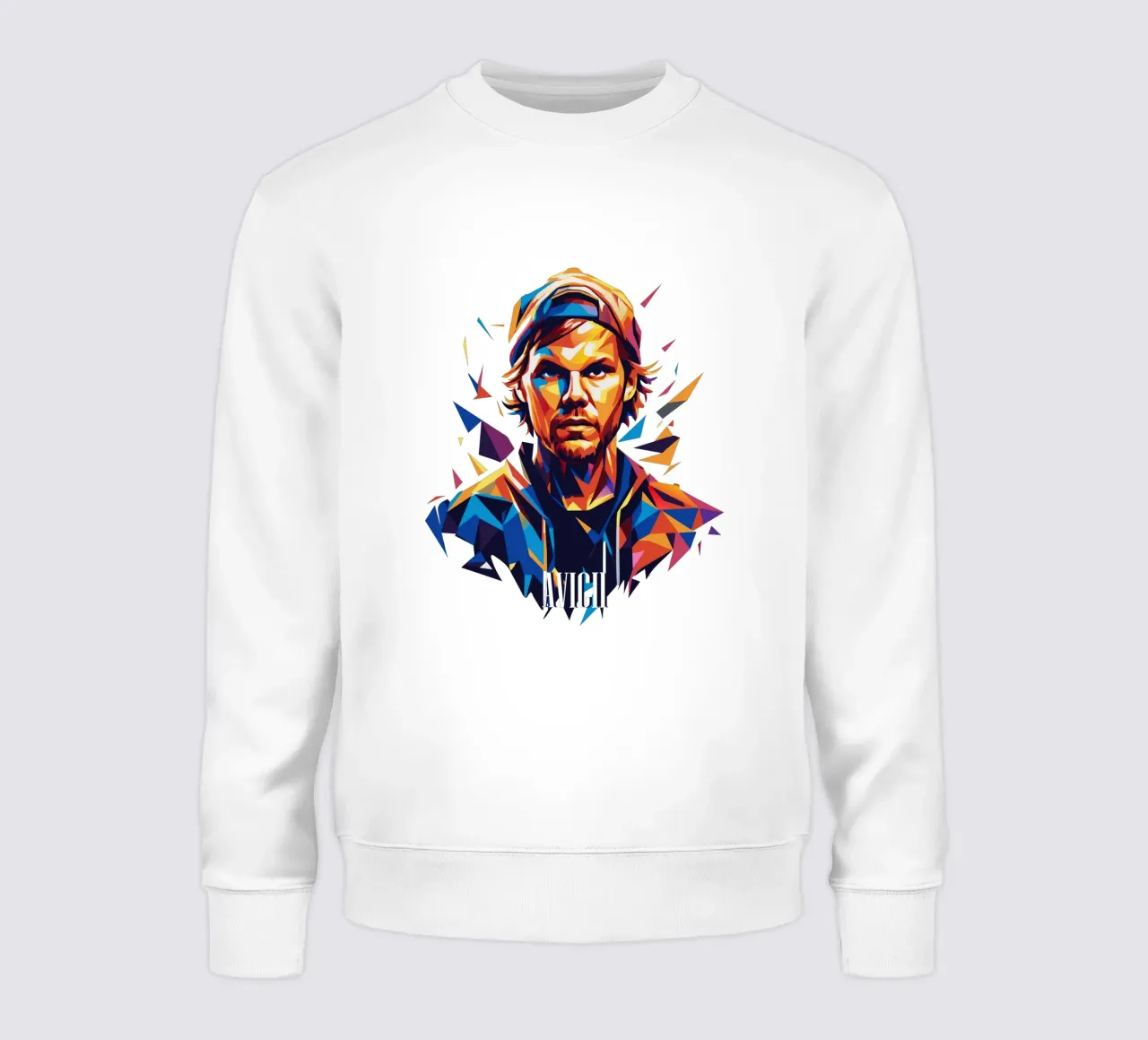 Avicii Portrait in WPAP Pop Art Sweatshirt von vectorartnesia