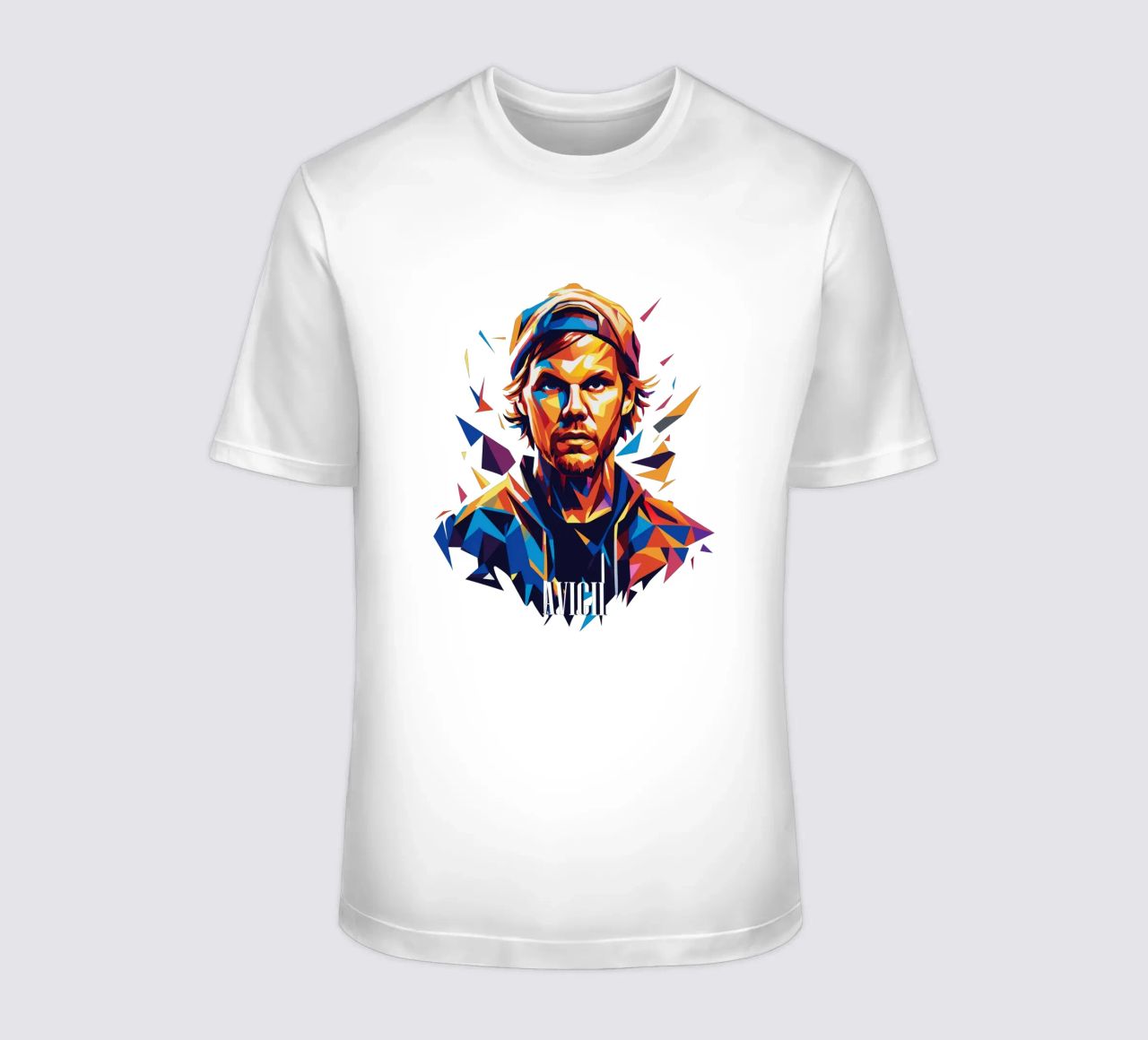 Avicii Portrait in WPAP Pop Art camiseta de vectorartnesia