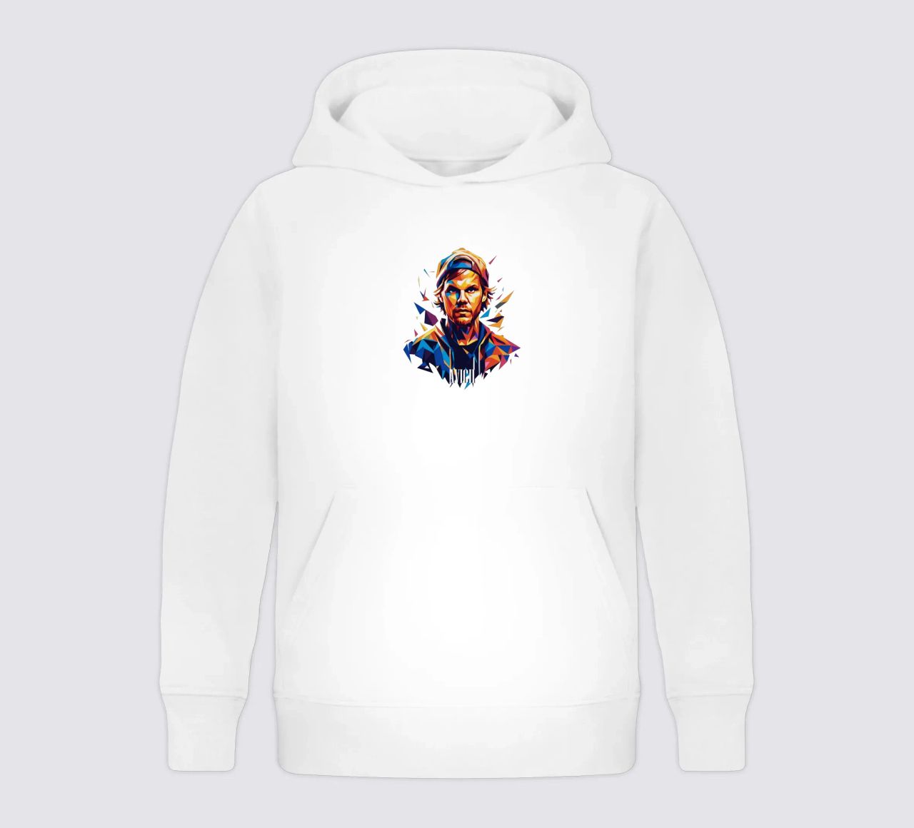 Avicii Portrait in WPAP Pop Art sudadera con capucha para niño de vectorartnesia