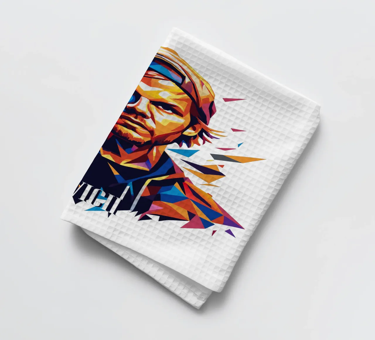 Avicii Portrait in WPAP Pop Art torchon de vectorartnesia