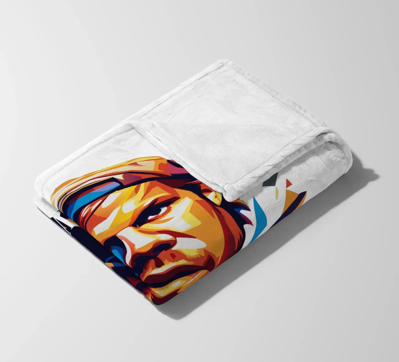 Avicii Portrait in WPAP Pop Art manta de franela de vectorartnesia