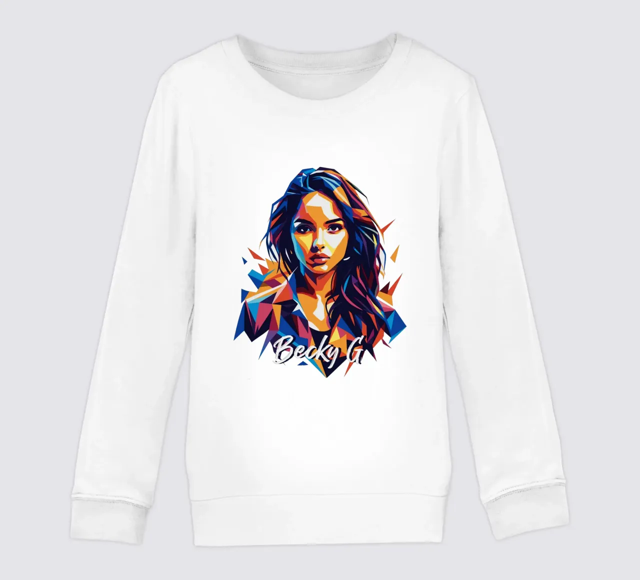 Becky G Portrait in WPAP Pop Art felpa bambino da vectorartnesia