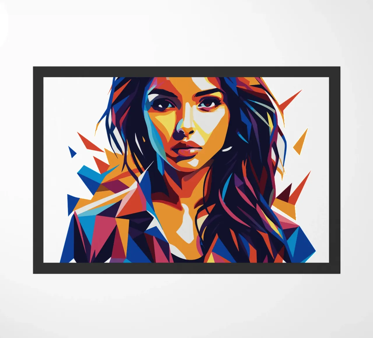 Becky G Portrait in WPAP Pop Art zerbino da vectorartnesia