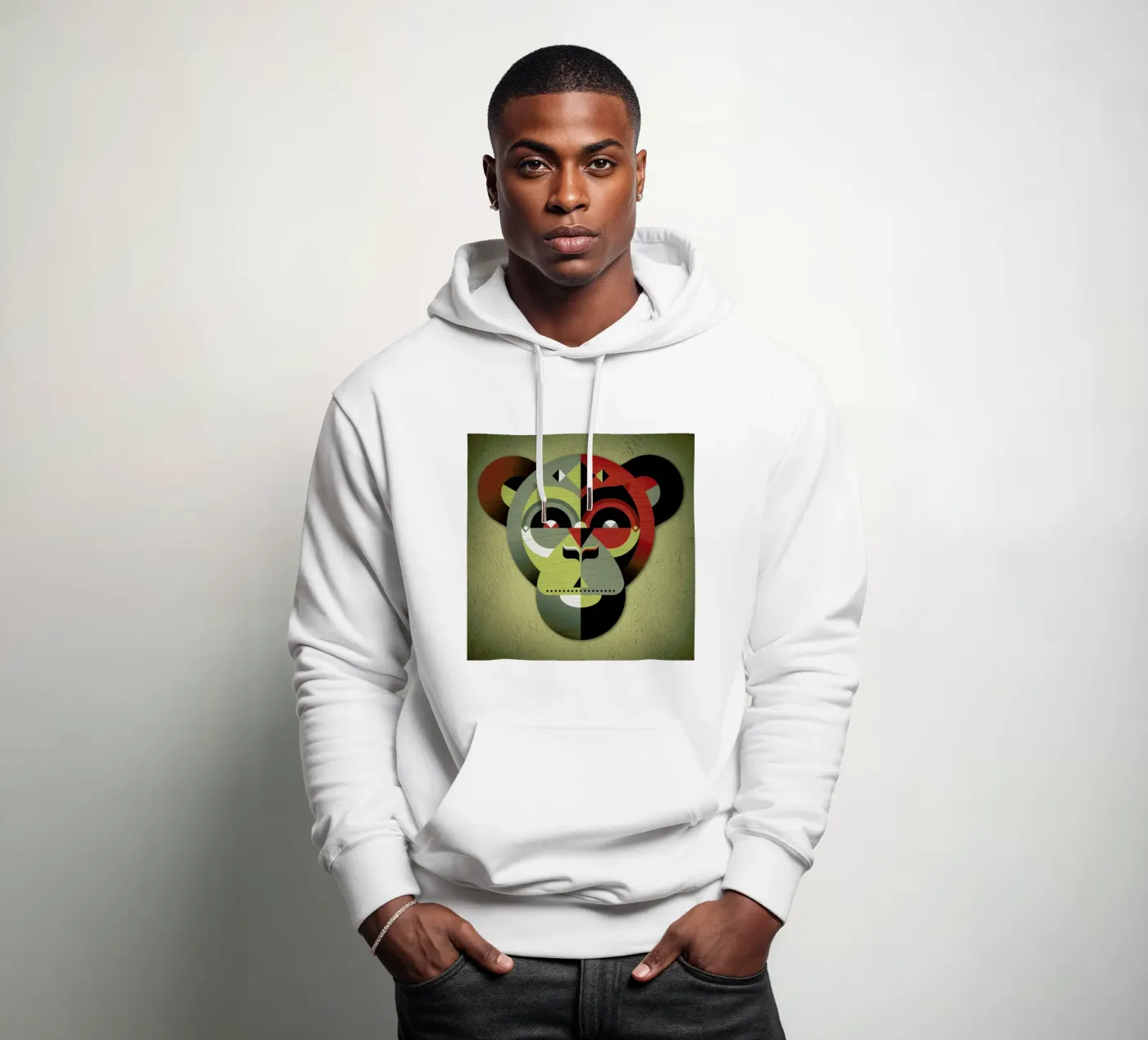 Monkey hoodie by Oscar Odd Diodoro