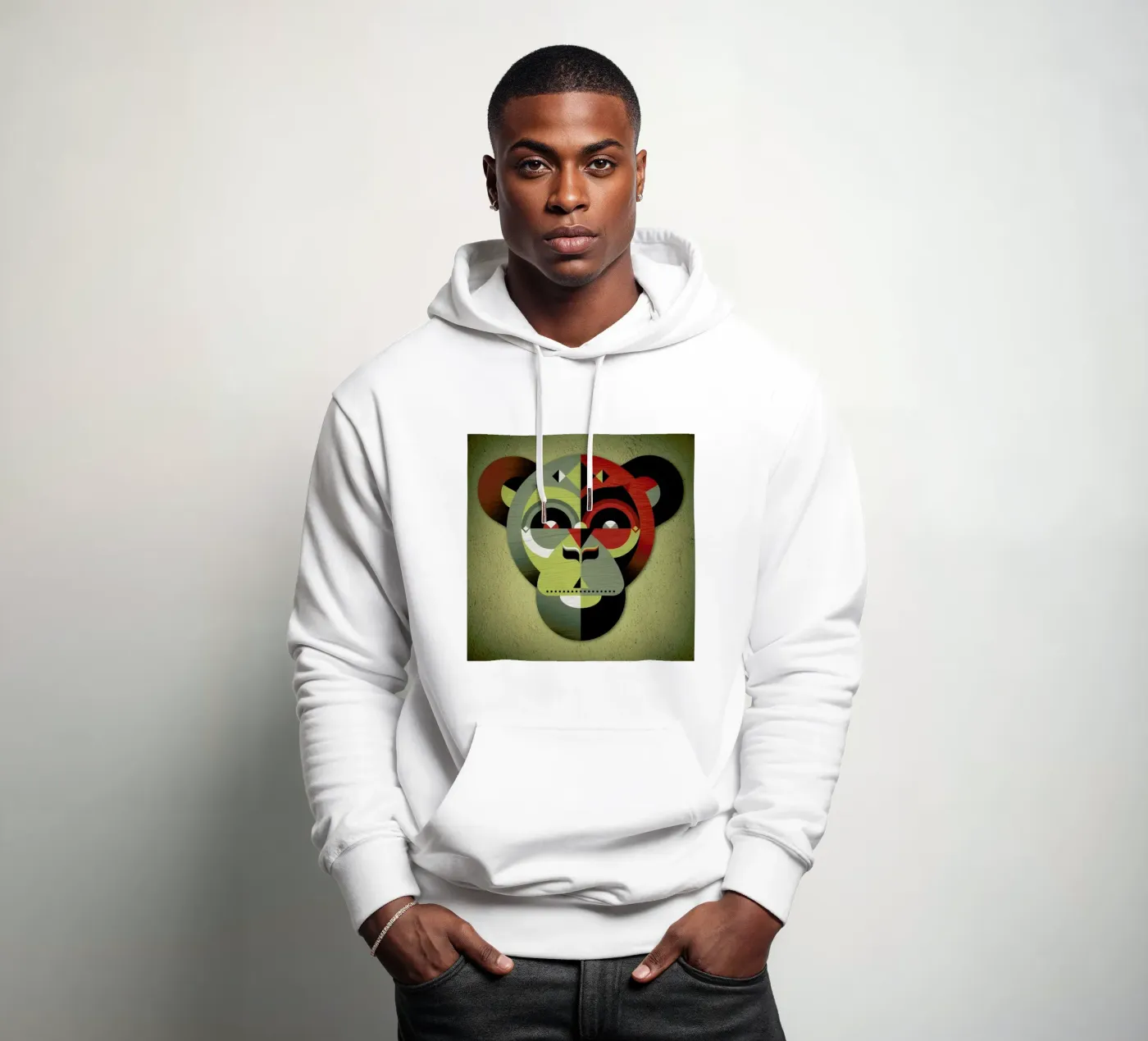 Monkey hoodie by Oscar Odd Diodoro