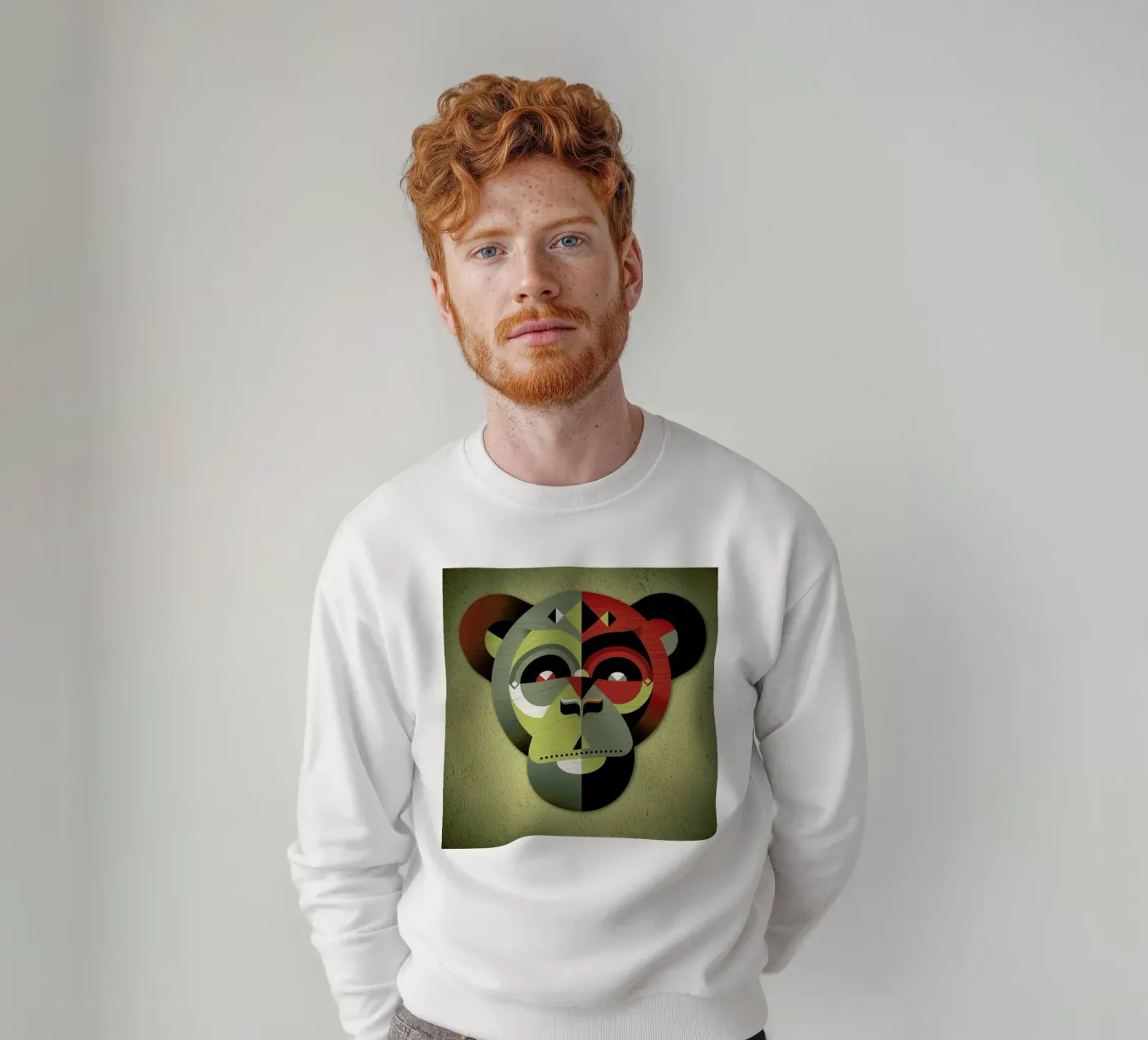 Monkey sweatshirt van Oscar Odd Diodoro