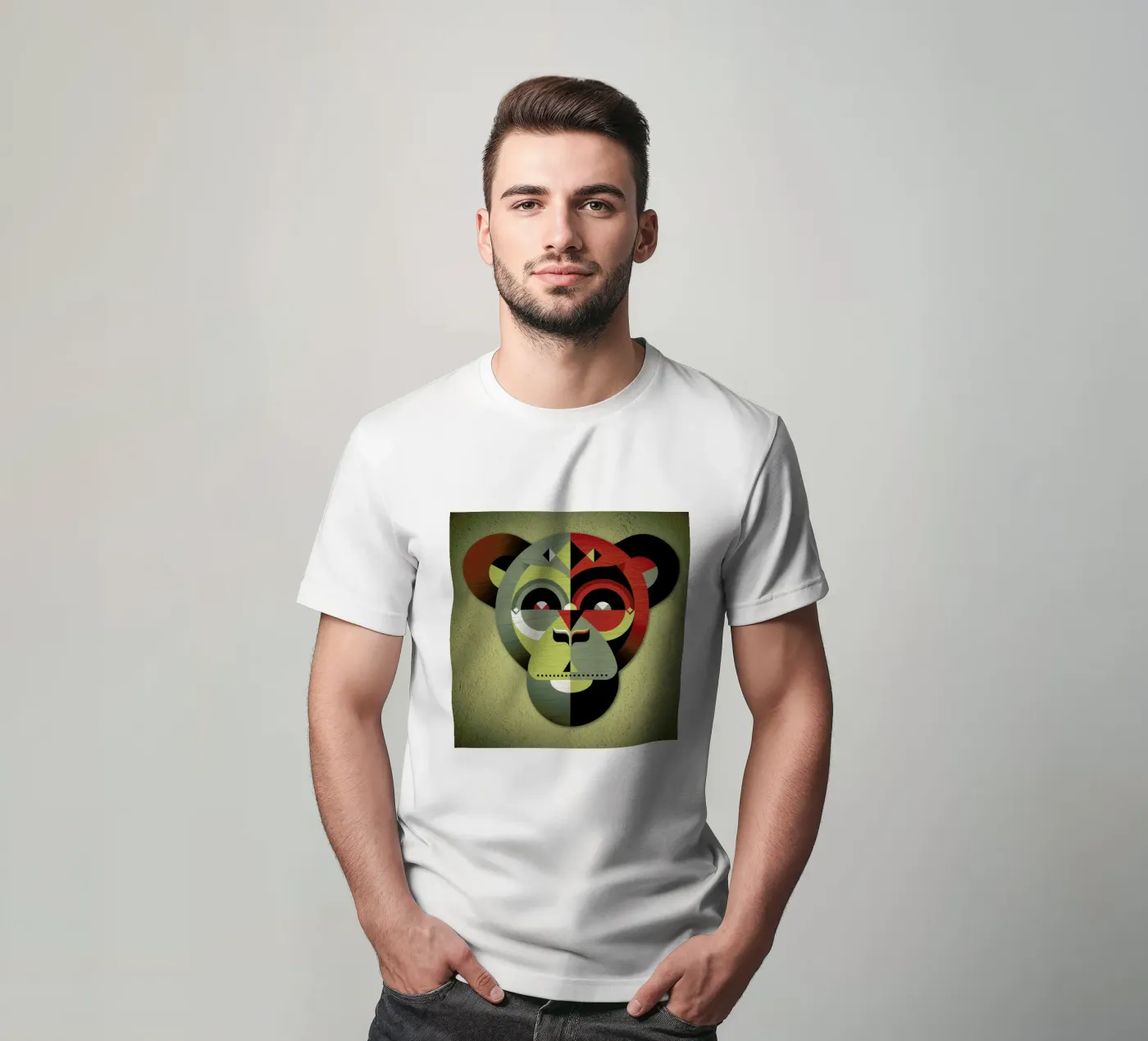 Monkey t-shirt van Oscar Odd Diodoro