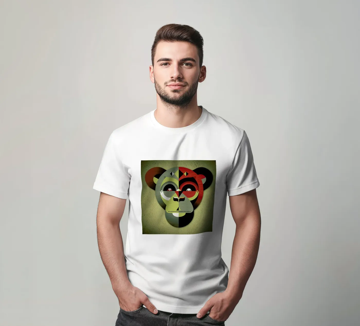 Monkey t-shirt by Oscar Odd Diodoro