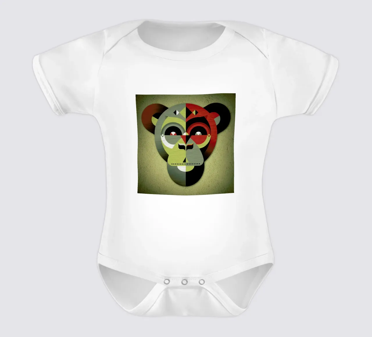 Monkey body neonato maniche corte da Oscar Odd Diodoro