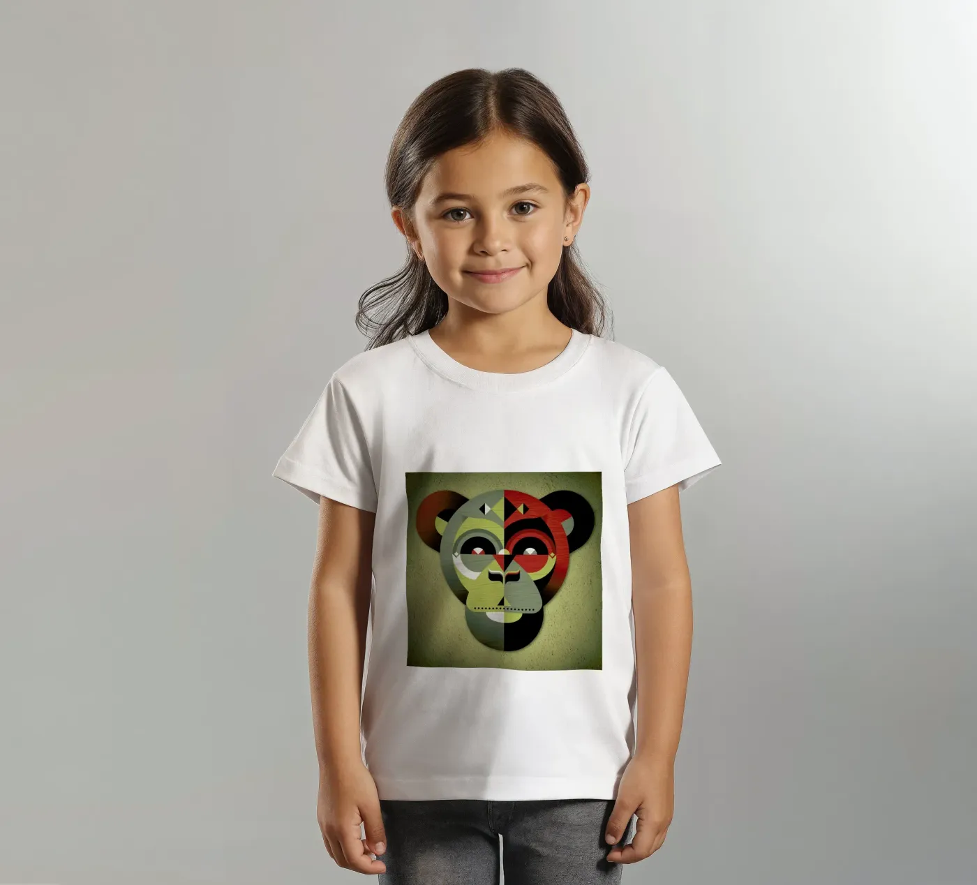 Monkey Kinder T-Shirt von Oscar Odd Diodoro