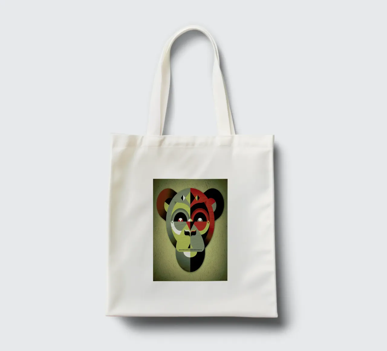 Monkey tote bag by Oscar Odd Diodoro