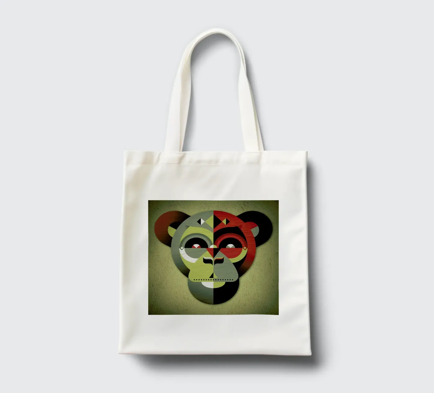 Monkey tote bag by Oscar Odd Diodoro