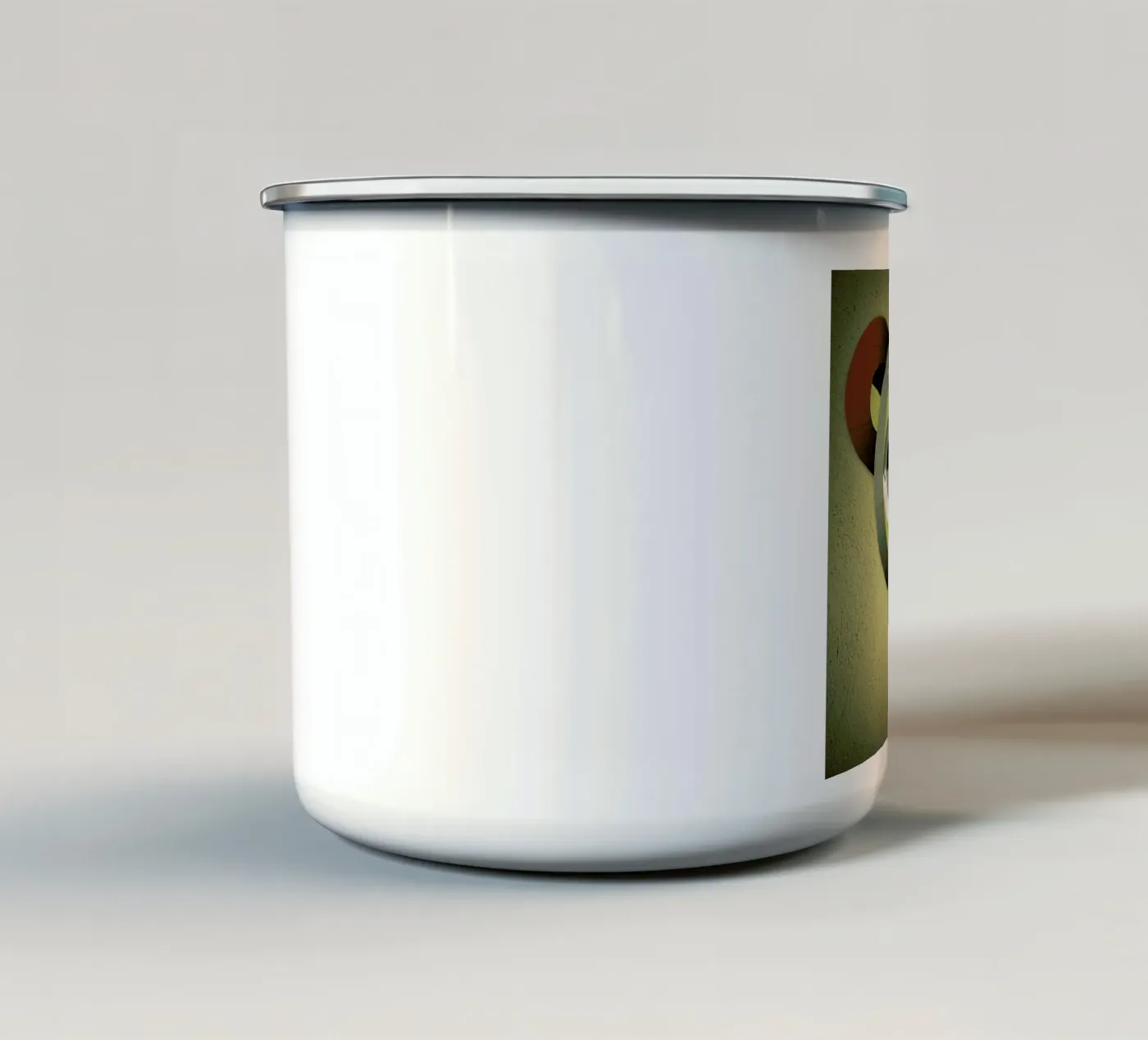 Monkey enamel mug by Oscar Odd Diodoro