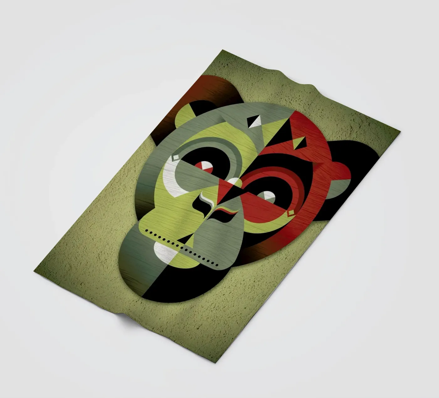 Monkey Fleecedecke von Oscar Odd Diodoro