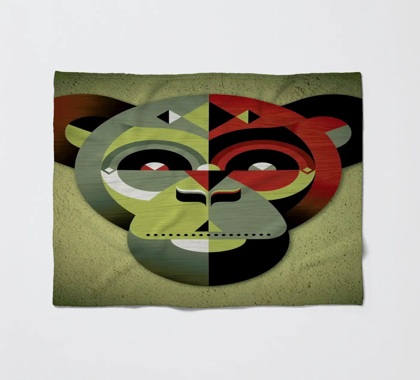 Monkey Fleecedecke von Oscar Odd Diodoro