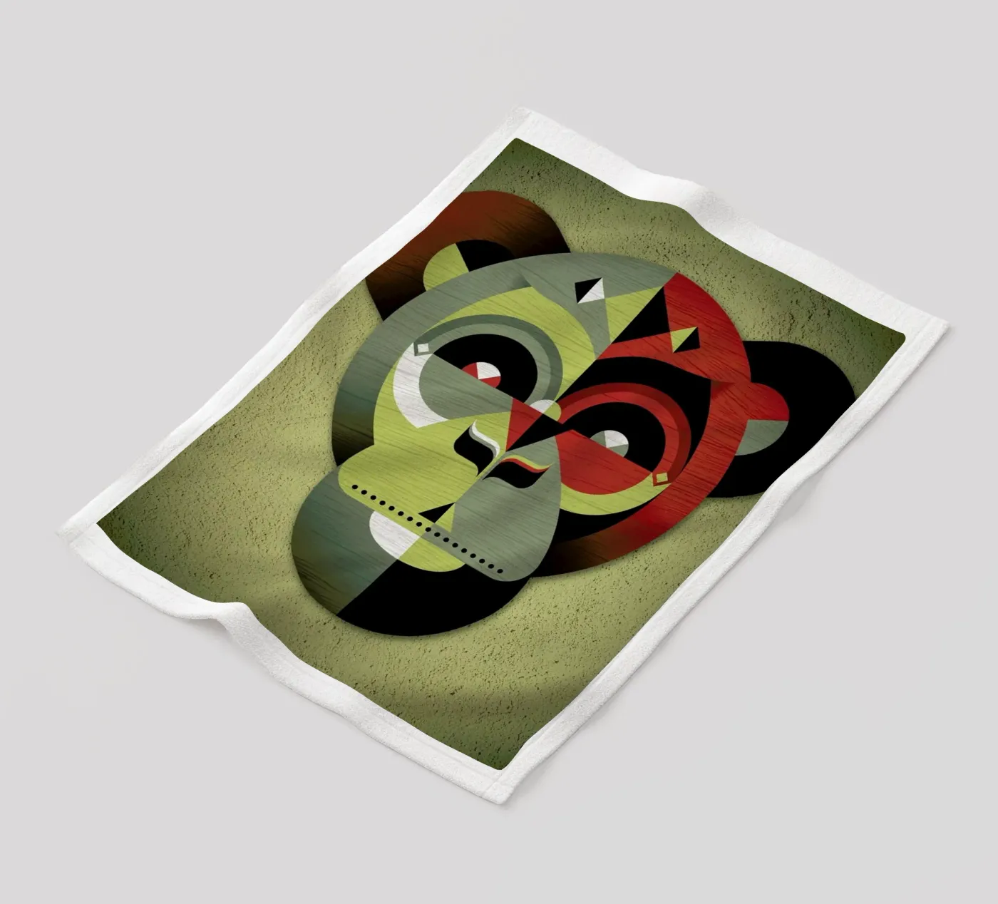 Monkey Fleecedecke von Oscar Odd Diodoro