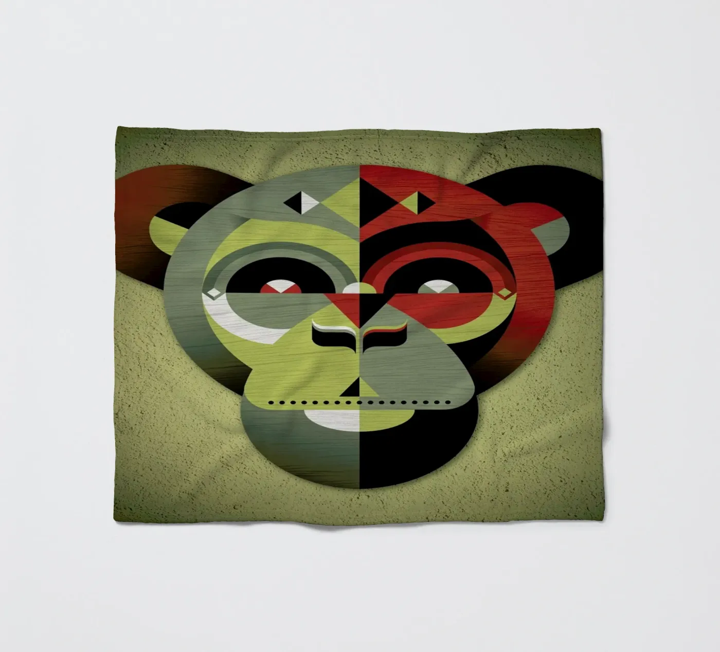 Monkey Fleecedecke von Oscar Odd Diodoro