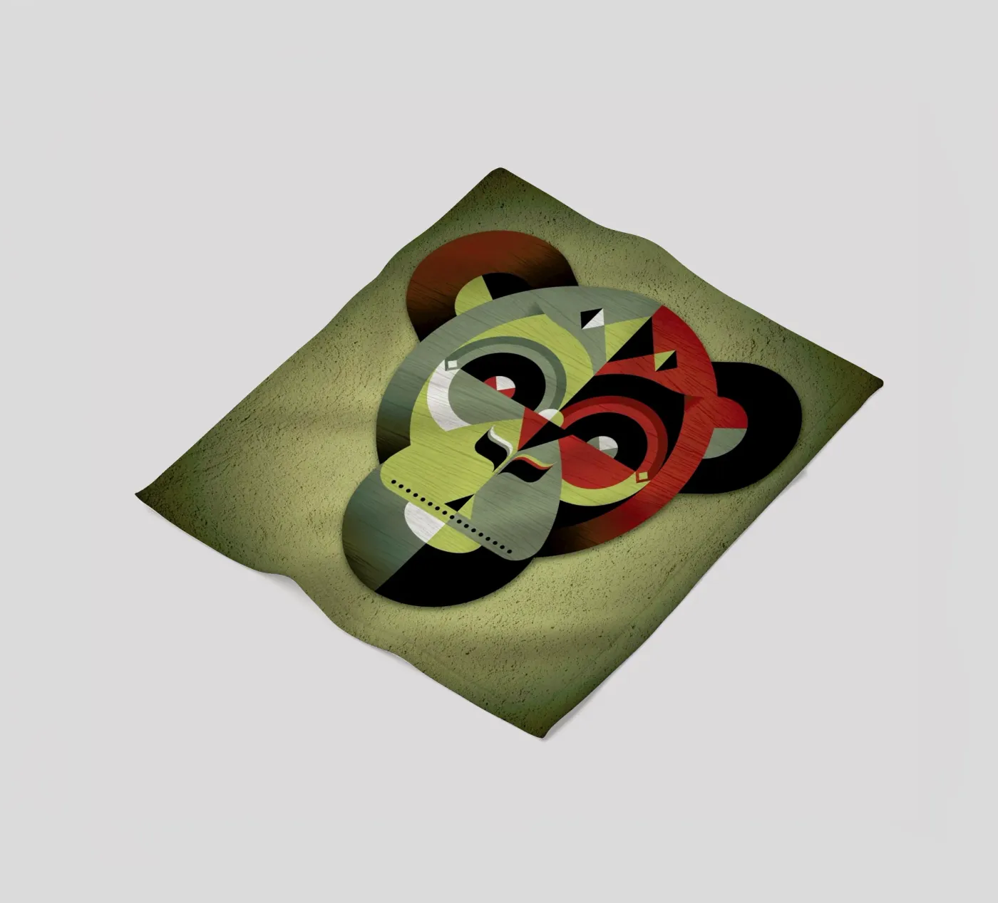 Monkey Fleecedecke von Oscar Odd Diodoro