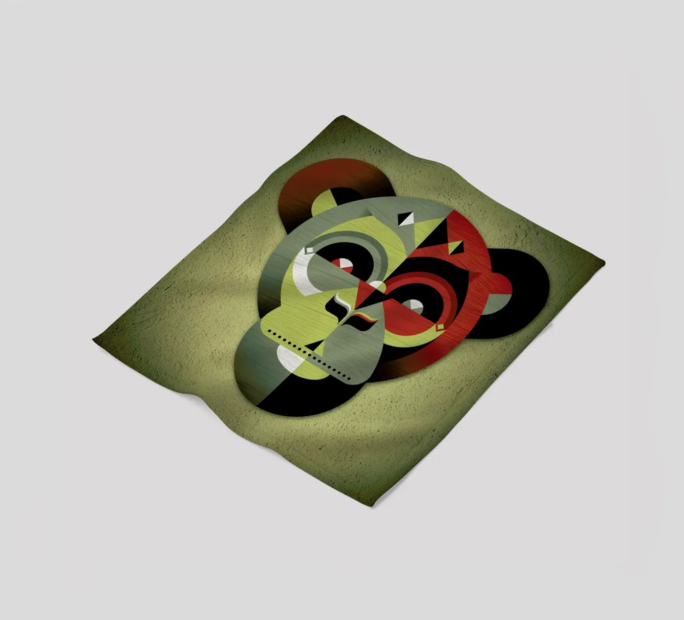 Monkey coperta in pile da Oscar Odd Diodoro