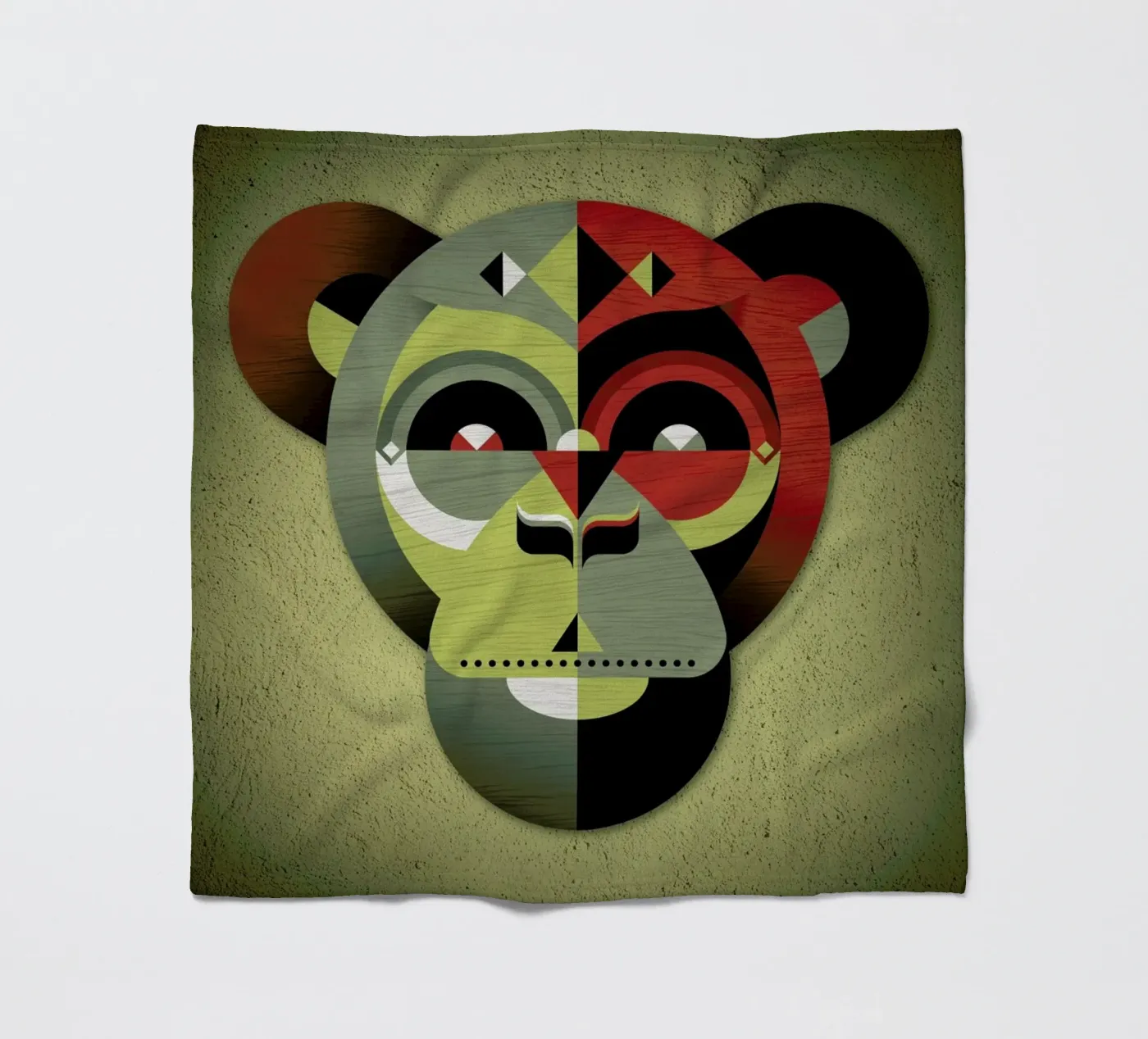 Monkey Fleecedecke von Oscar Odd Diodoro