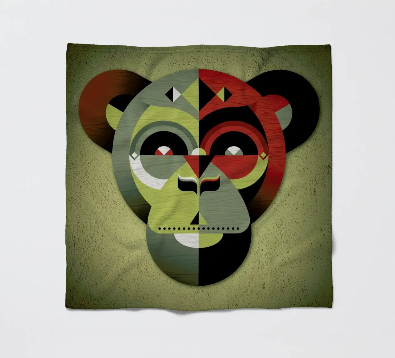 Monkey coperta in pile da Oscar Odd Diodoro