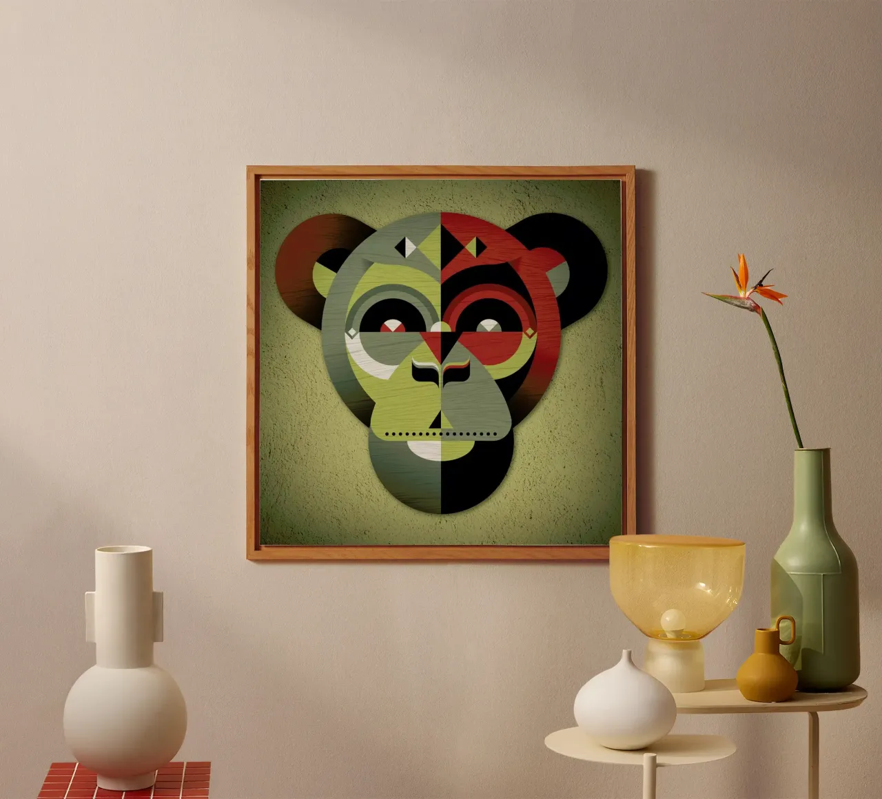 Monkey alluminio dibond da Oscar Odd Diodoro