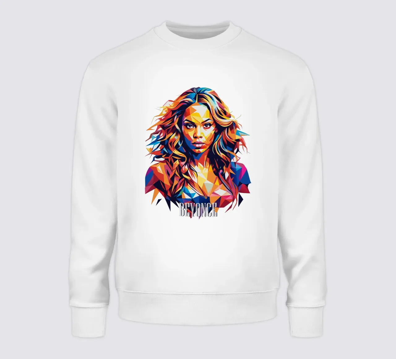 Beyonce Portrait in WPAP Pop Art Sweatshirt von vectorartnesia