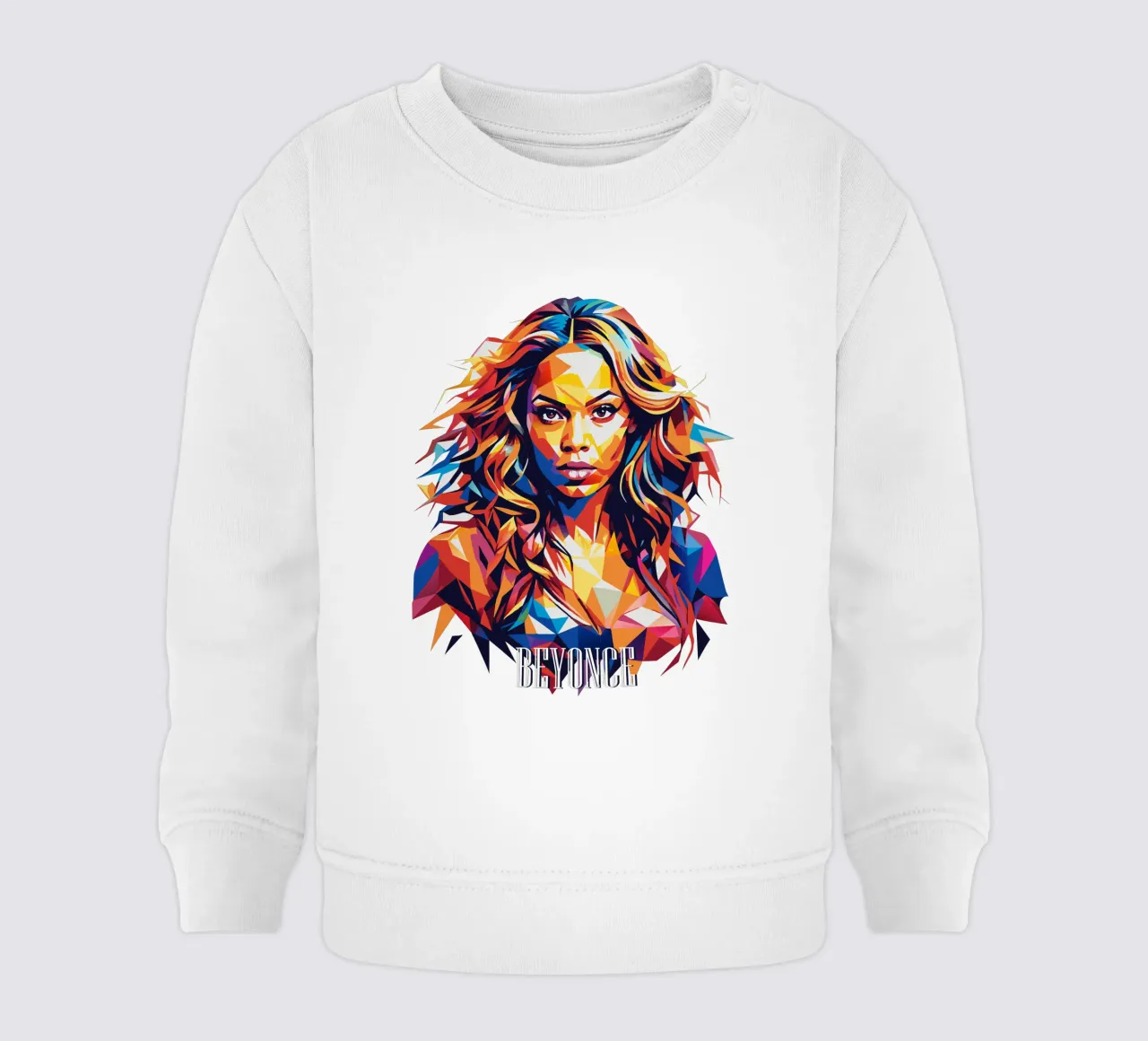 Beyonce Portrait in WPAP Pop Art felpa neonato da vectorartnesia