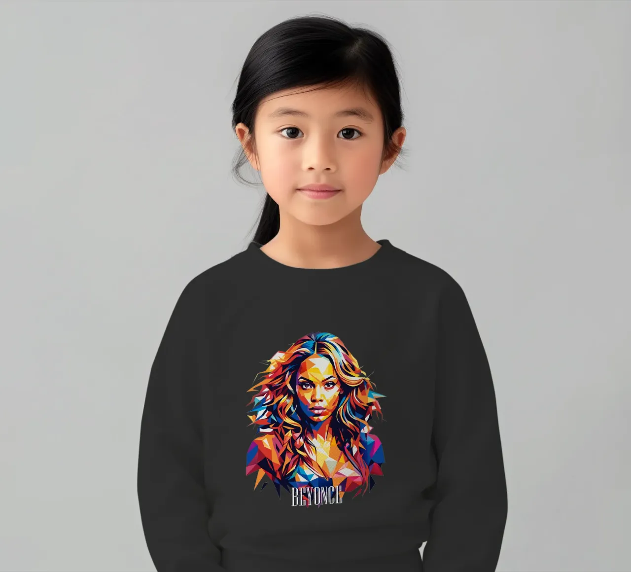 Beyonce Portrait in WPAP Pop Art felpa bambino da vectorartnesia