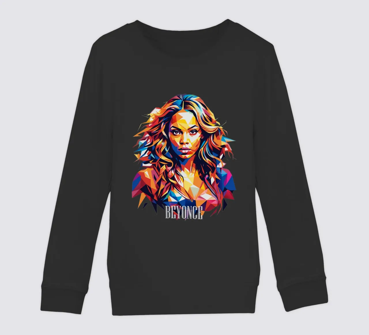 Beyonce Portrait in WPAP Pop Art felpa bambino da vectorartnesia
