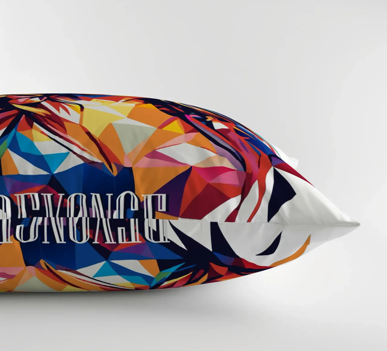 Beyonce Portrait in WPAP Pop Art cuscino da vectorartnesia