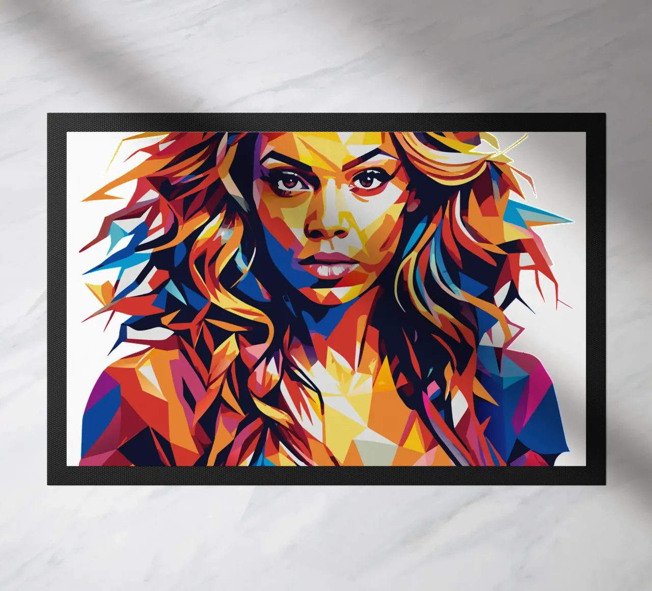 Beyonce Portrait in WPAP Pop Art zerbino da vectorartnesia