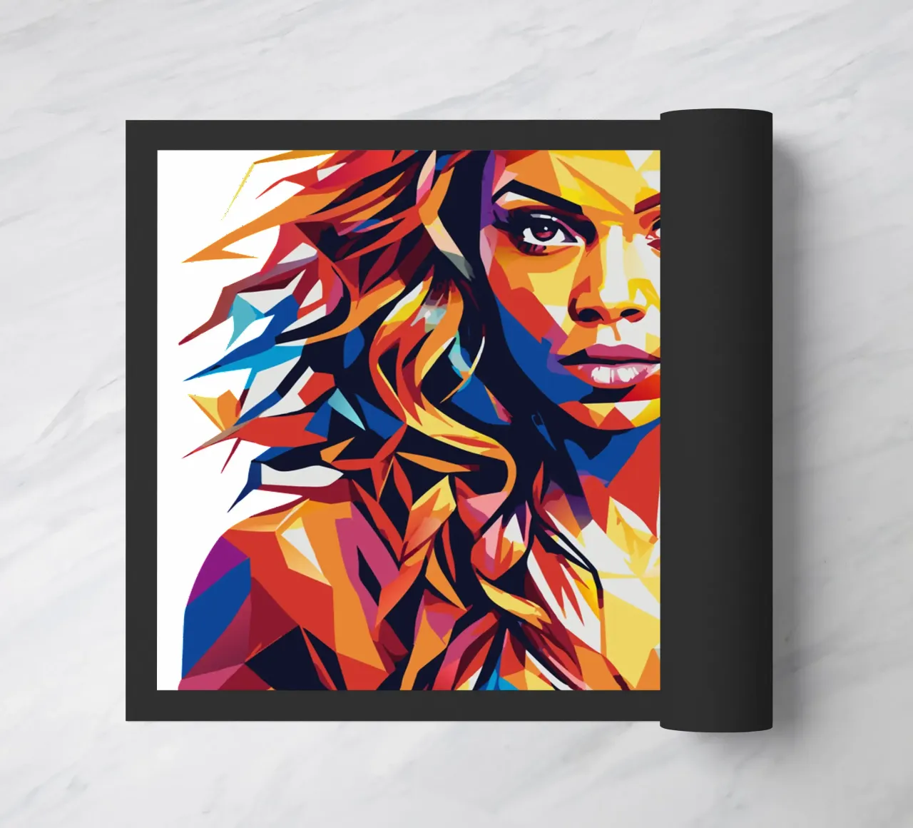Beyonce Portrait in WPAP Pop Art zerbino da vectorartnesia