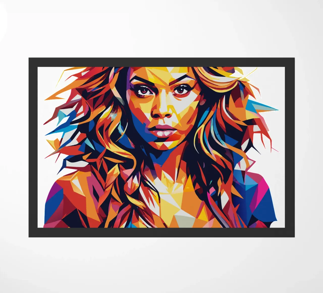 Beyonce Portrait in WPAP Pop Art zerbino da vectorartnesia