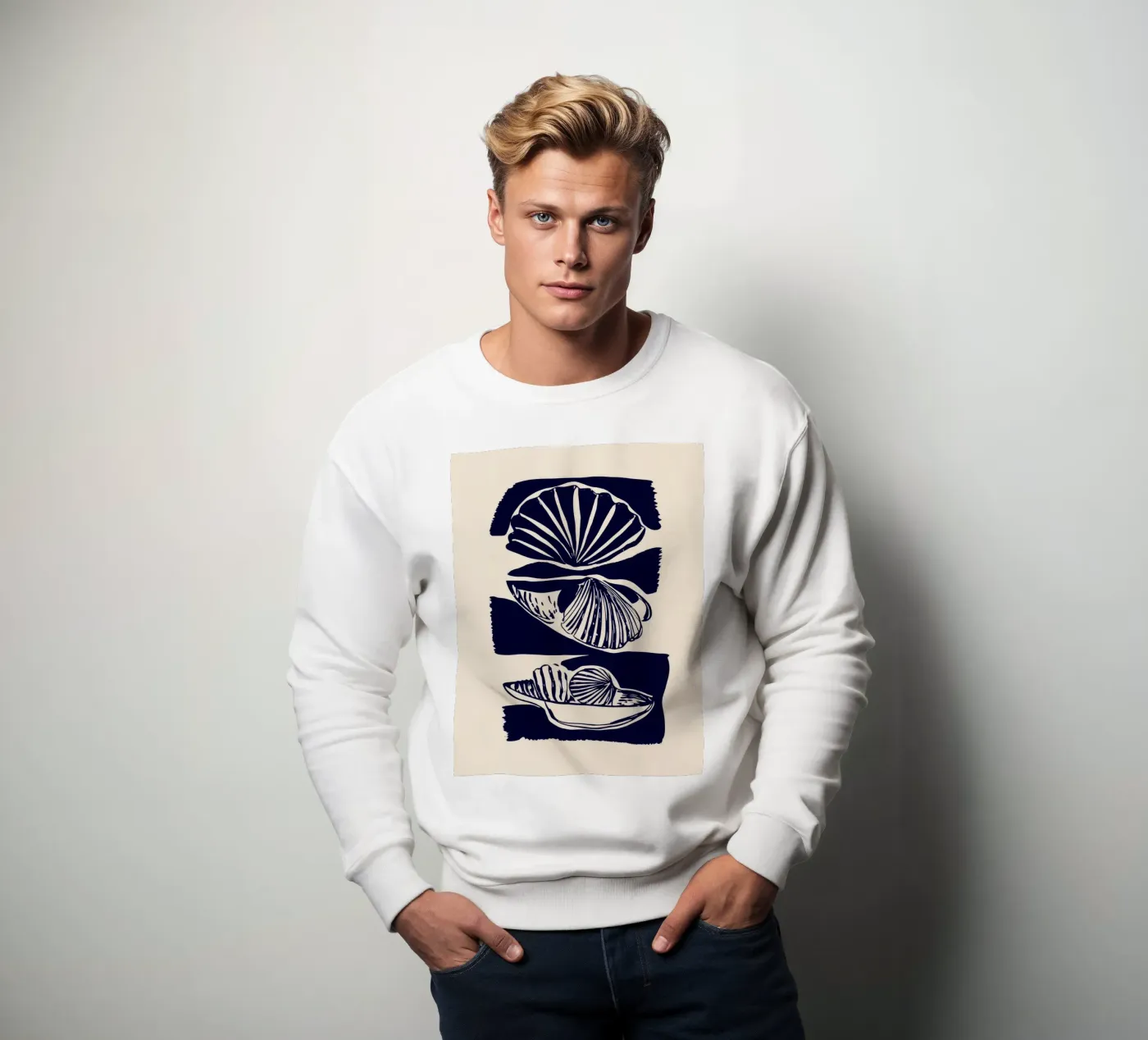 Shells sweatshirt by ThingDesign
