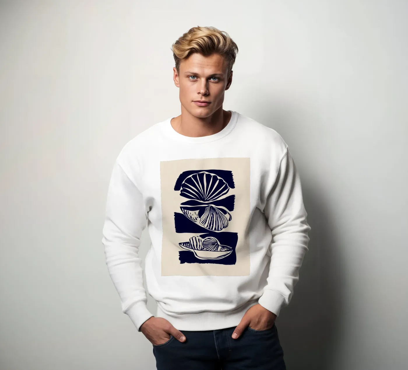 Shells sweatshirt by ThingDesign