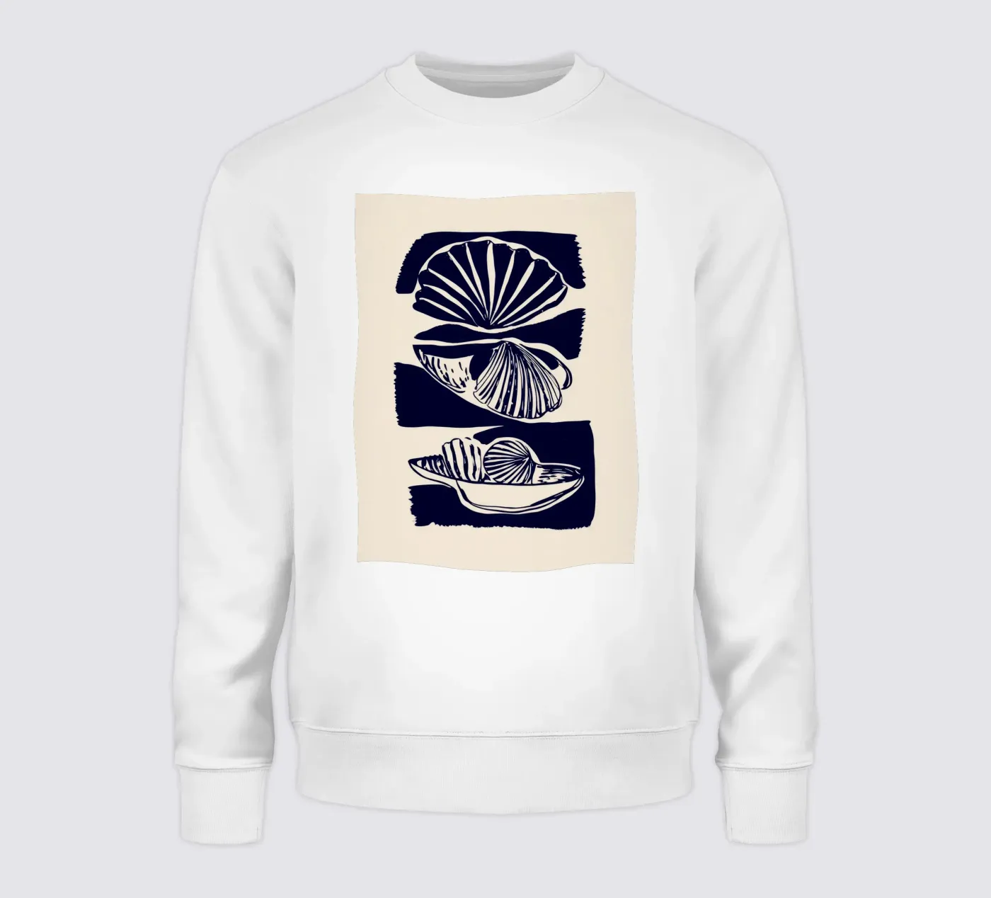 Shells sweatshirt by ThingDesign
