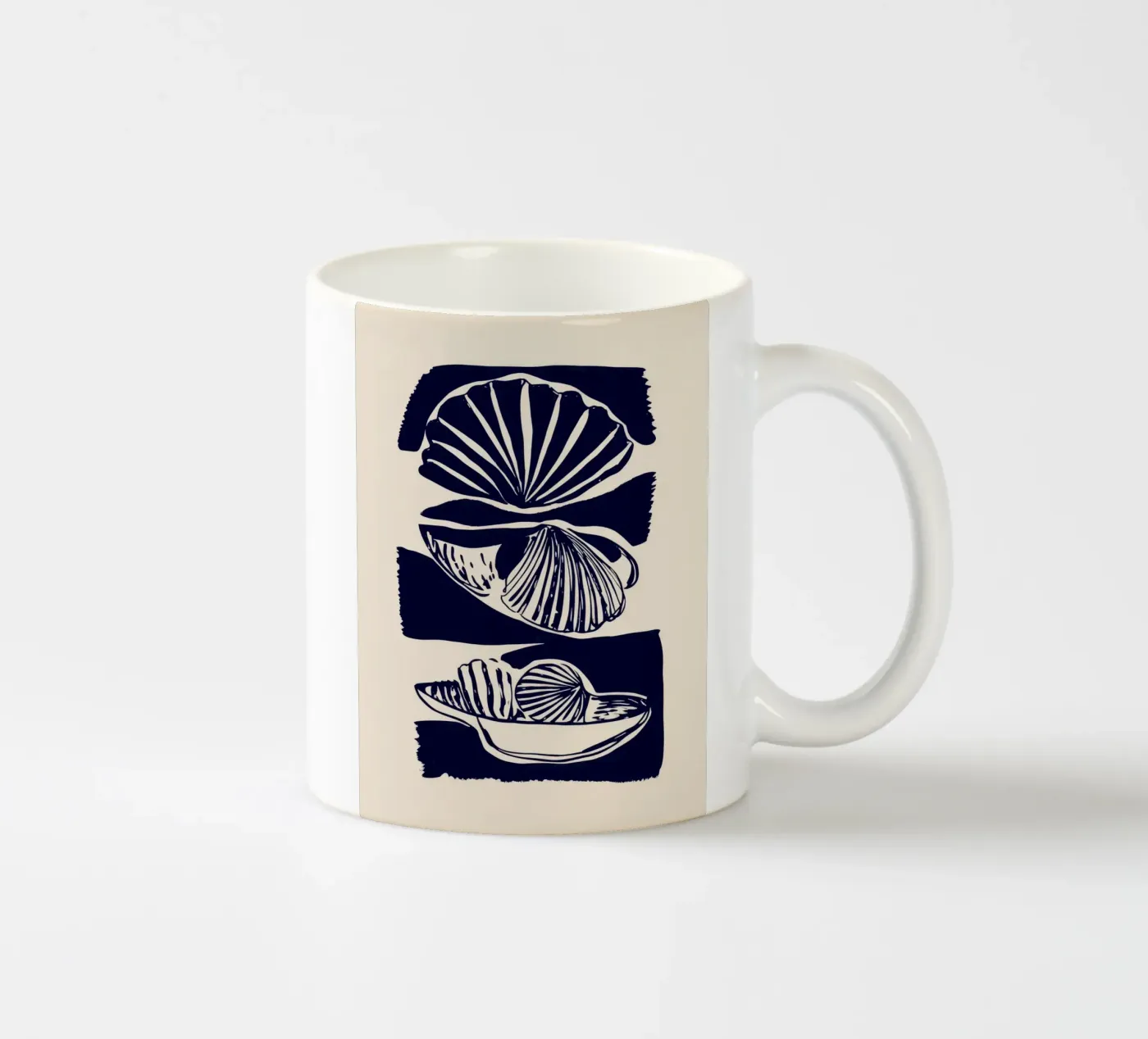 Shells ceramic mug by ThingDesign