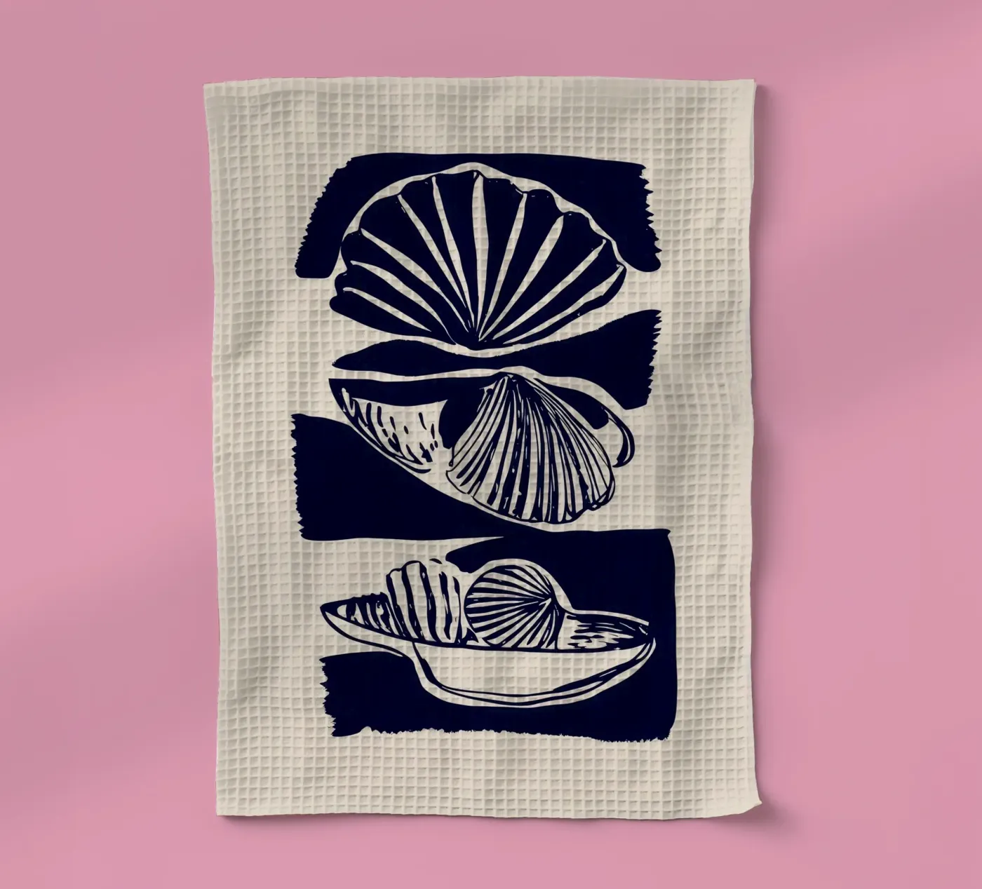 Shells tea towel by ThingDesign