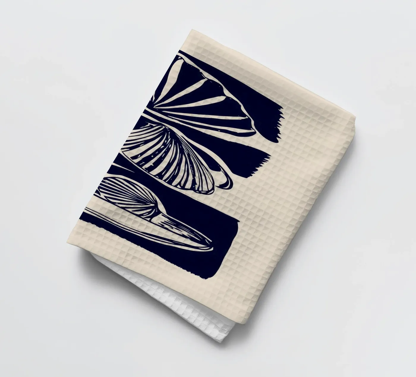 Shells tea towel by ThingDesign