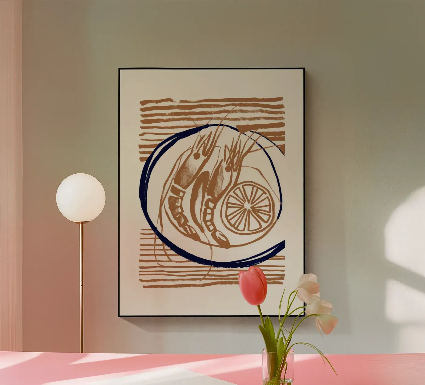 Gamberi e limone plexiglass da ThingDesign
